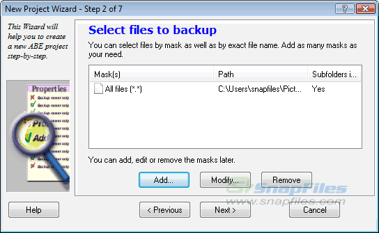 screenshot of Active Backup Expert Pro