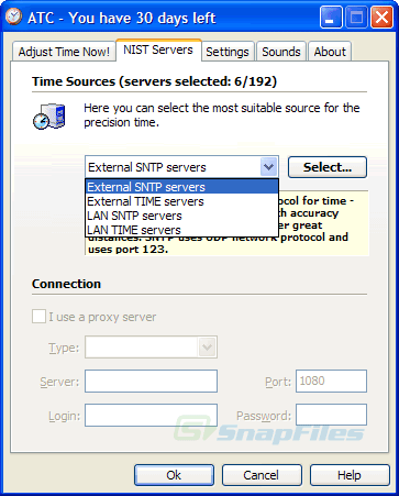 screenshot of Absolute Time Corrector