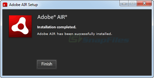 screen capture of Adobe AIR