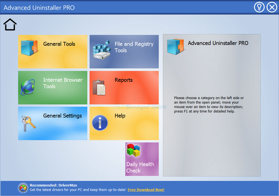 screen capture of Advanced Uninstaller PRO