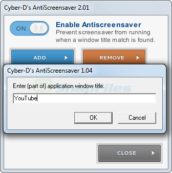 screenshot of Cyber-D AntiScreensaver