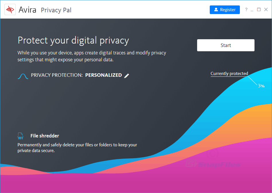 screen capture of Avira Privacy Pal