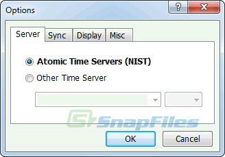 screenshot of Atomic Time Synchronizer