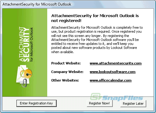 screenshot of Attachment Security for Outlook