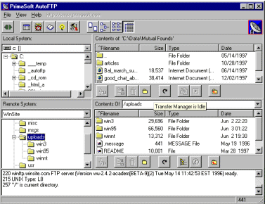 screen capture of AutoFTP PRO