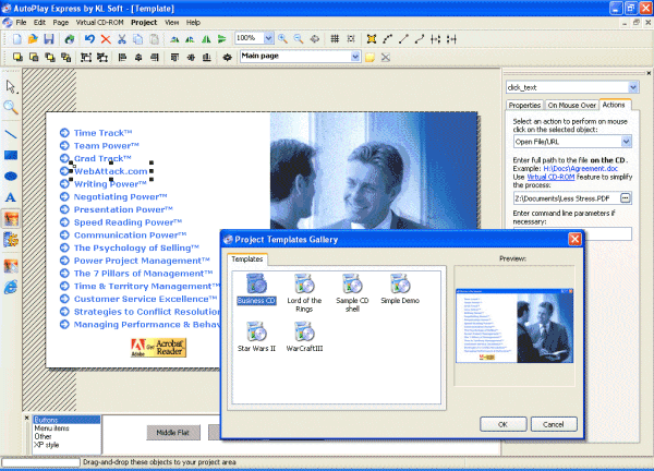 screen capture of AutoPlay Express