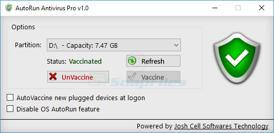 screenshot of AutoRun Antivirus Pro