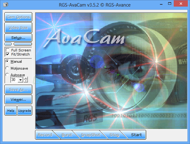 screen capture of RGS-AvaCam