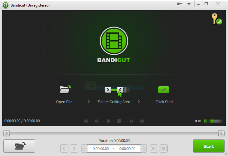 screen capture of Bandicut