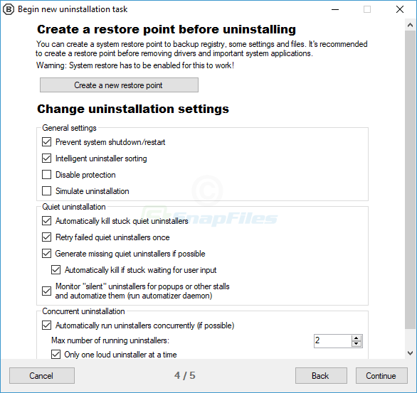 screenshot of BCUninstaller