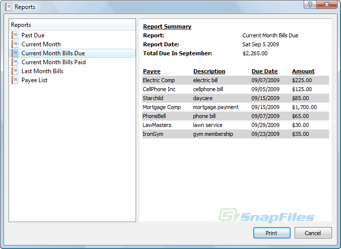 screenshot of R6 Bill Tracker