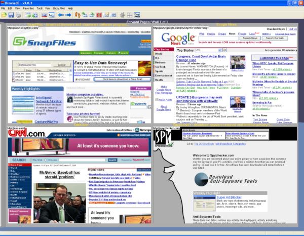 screen capture of Browse3D