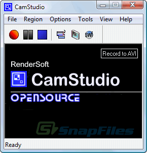 screen capture of CamStudio
