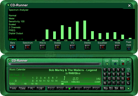 screen capture of CD-Runner