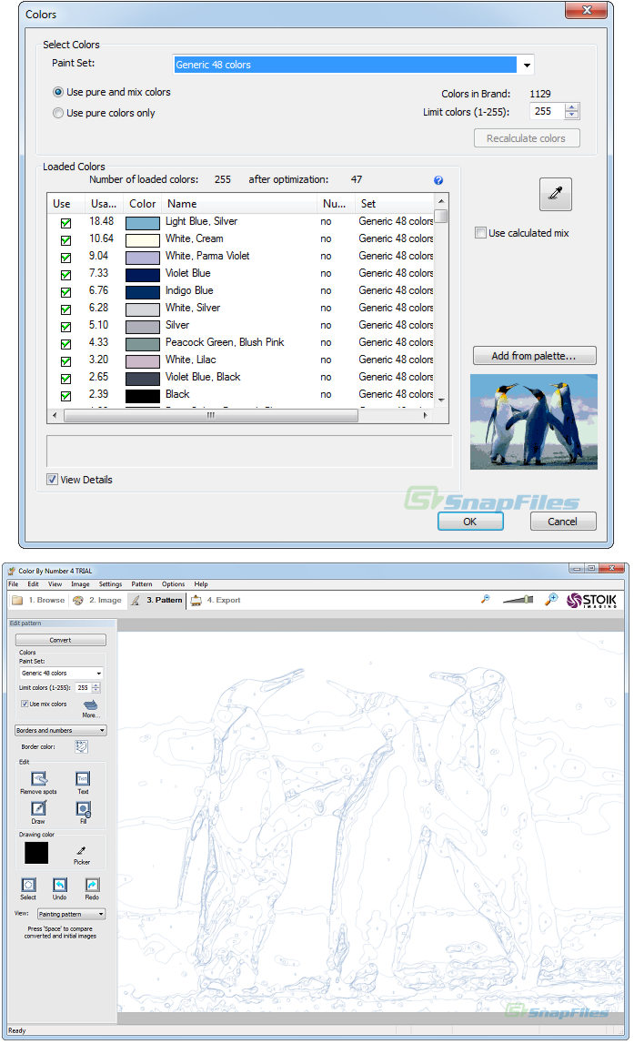 screenshot of STOIK Color By Number