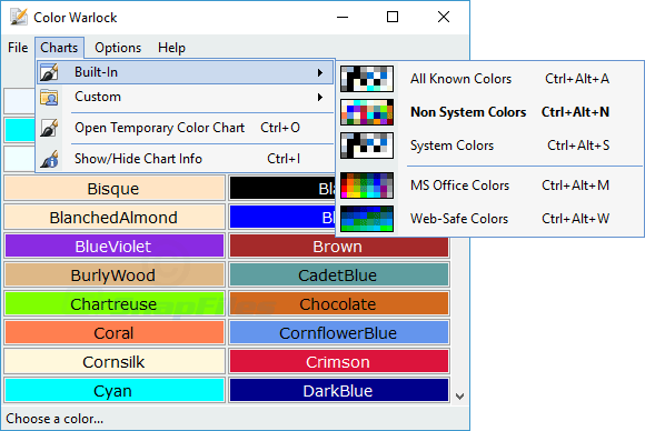 screenshot of Color Warlock