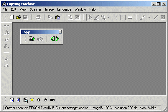 screen capture of Copying Machine