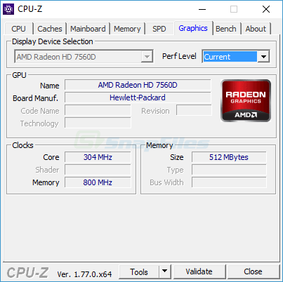 screenshot of CPU-Z