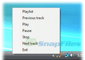 screenshot of CrystalWolf Audio Player