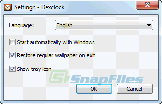 screenshot of Dexclock