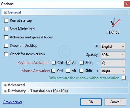 screenshot of Dictionary .NET