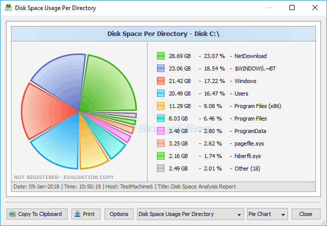 screenshot of DiskSavvy Pro