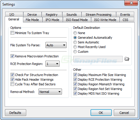 screenshot of DVD Decrypter