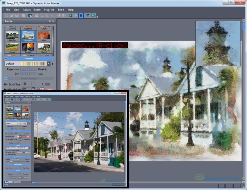 screen capture of Dynamic Auto-Painter