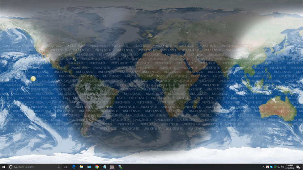 screen capture of EarthDesk