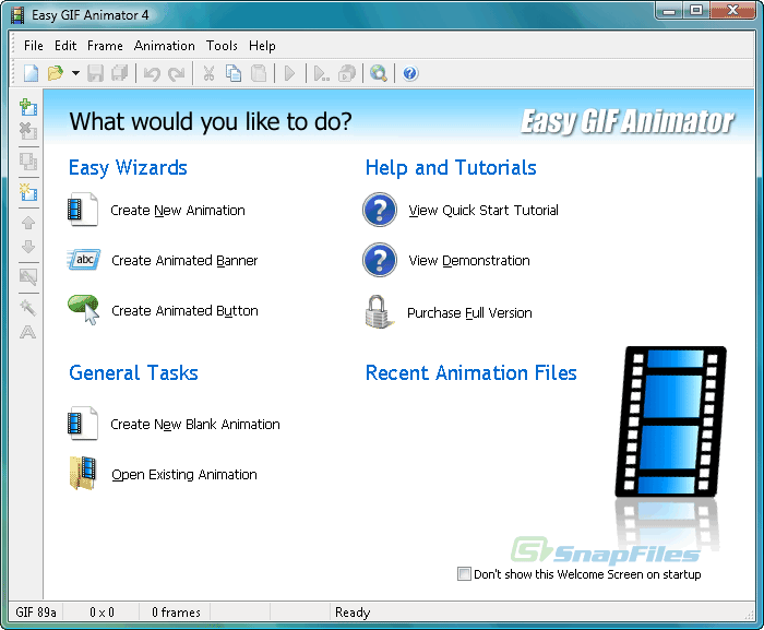 screenshot of Easy GIF Animator