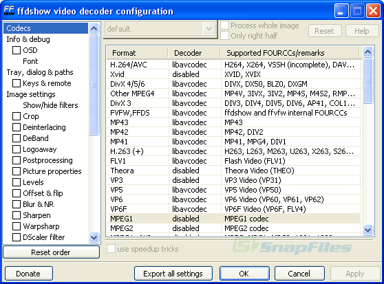 screen capture of Windows Essentials Codec Pack