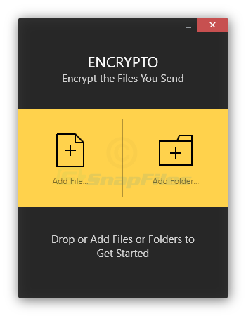screen capture of Encrypto