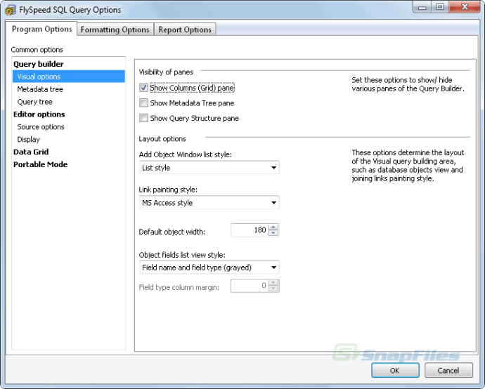 screenshot of FlySpeed SQL Query