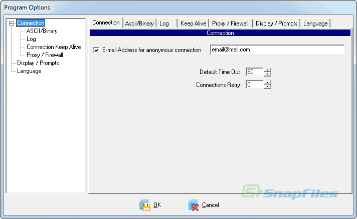 screenshot of FTP Navigator