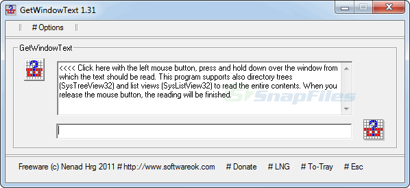 screenshot of GetWindowText