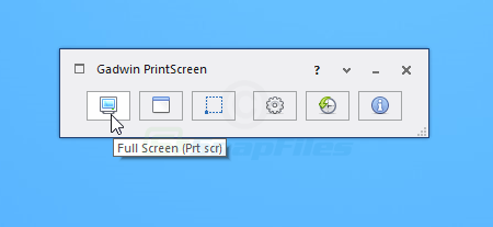 screenshot of Gadwin PrintScreen