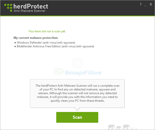 screen capture of herdProtect