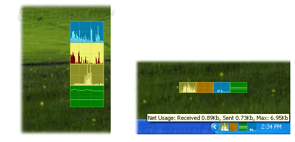 screen capture of Hexagora Performance Monitor