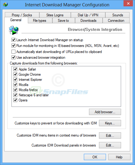 screenshot of Internet Download Manager