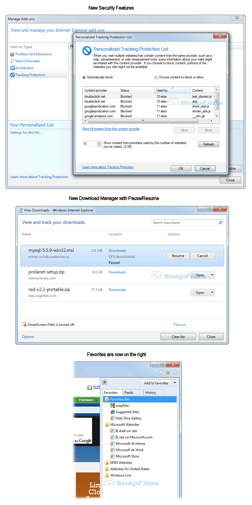 screenshot of Internet Explorer 9  (Win7)