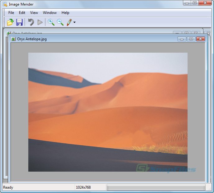 screenshot of Image Mender