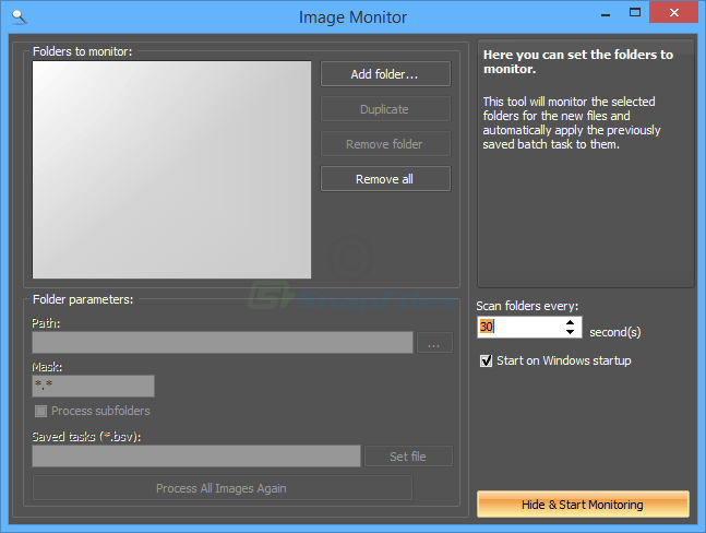 screenshot of ImBatch