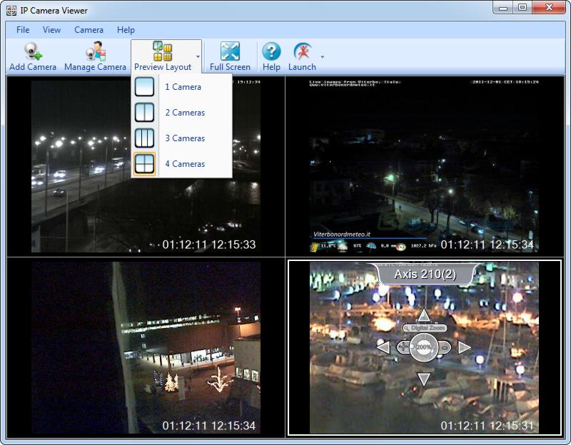 screenshot of IP Camera Viewer