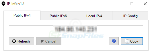 screen capture of IP-Info 