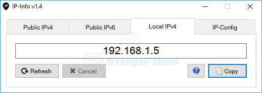 screenshot of IP-Info 