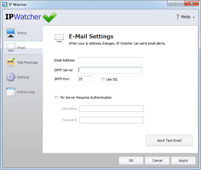 screenshot of IP Watcher