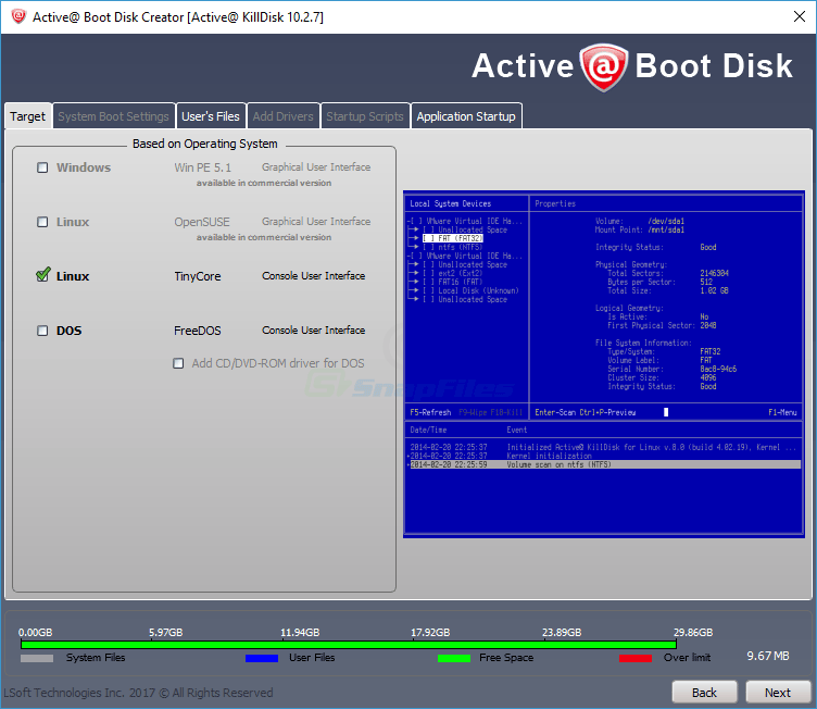 screenshot of Active KillDisk
