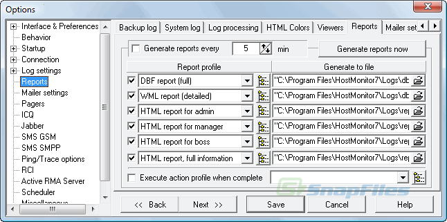 screenshot of Advanced Host Monitor Enterprise