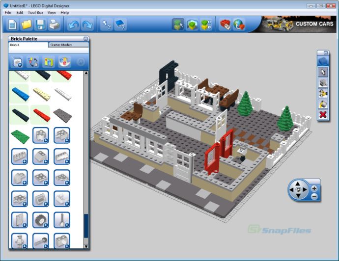 screenshot of LEGO Digital Designer
