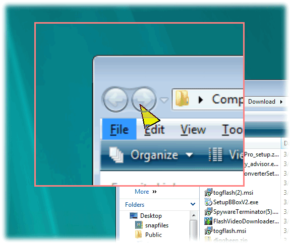 screen capture of Magnifying Glass Pro